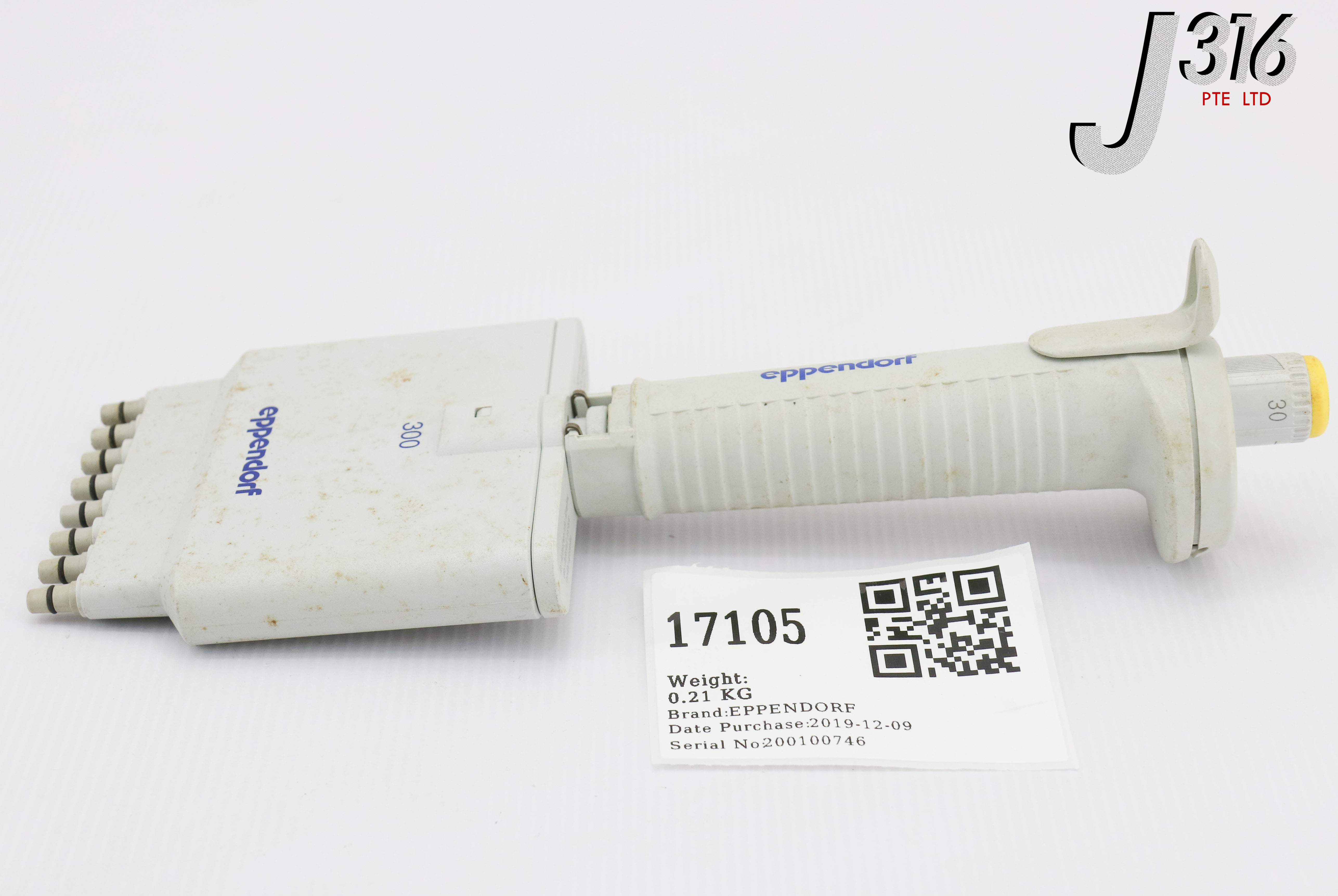 17105 EPPENDORF MULTI 8 CHANNEL PIPETTE 30-300UL 3125000052 | eBay